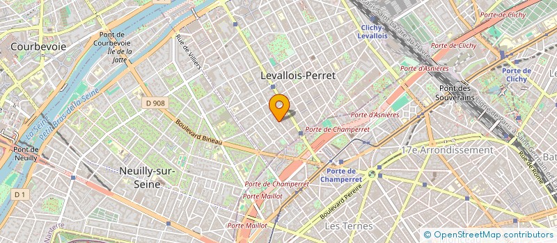 localisation de l'entreprise AA CONSULTING à LEVALLOIS-PERRET