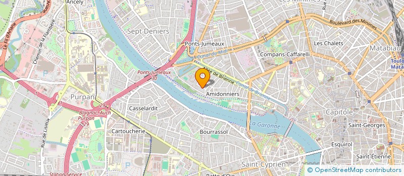 localisation de l'entreprise AA CREATION  TOULOUSE