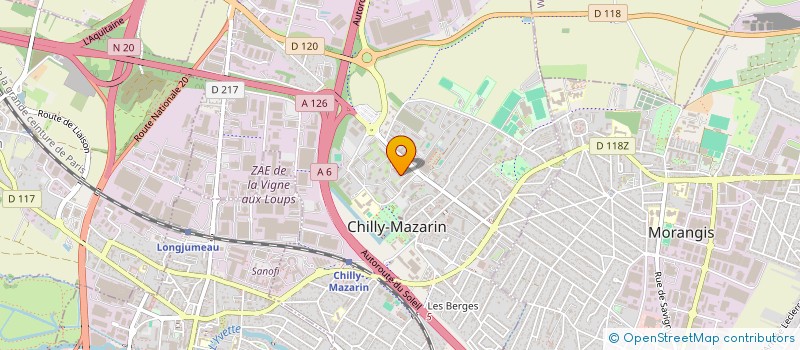 localisation de l'entreprise AA DENIS MOBILITES à GENNEVILLIERS