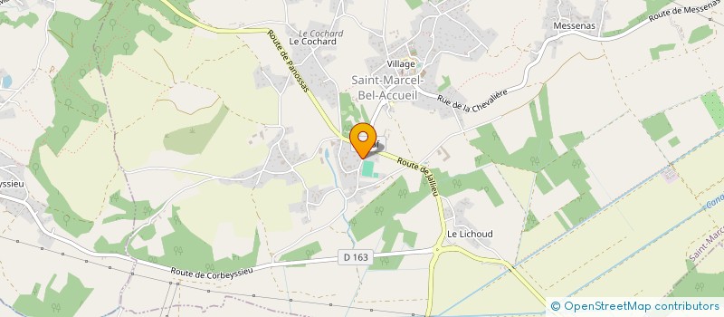 localisation de l'entreprise AA&DG  SAINT-MARCEL-BEL-ACCUEIL