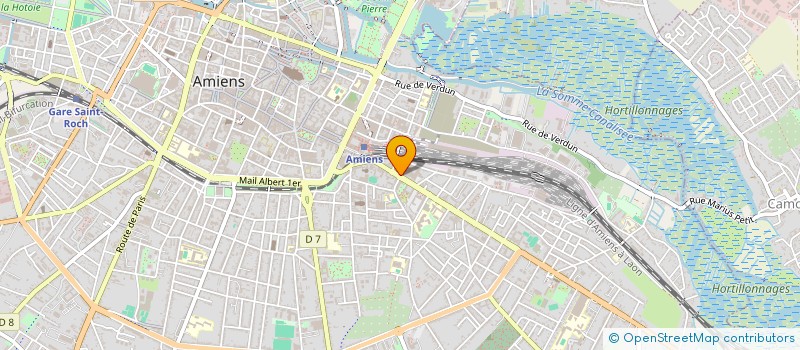 localisation de l'entreprise AA DISTRI à AMIENS