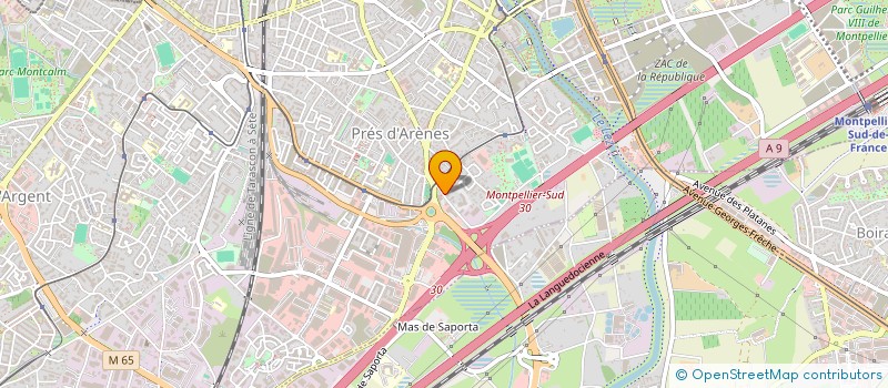 localisation de l'entreprise AA FOOD 34 à MONTPELLIER