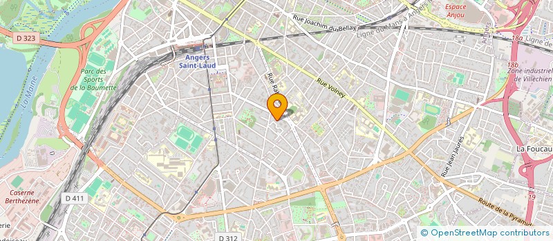 localisation de l'entreprise AA FORMATIONS & INGENIERIE à ANGERS