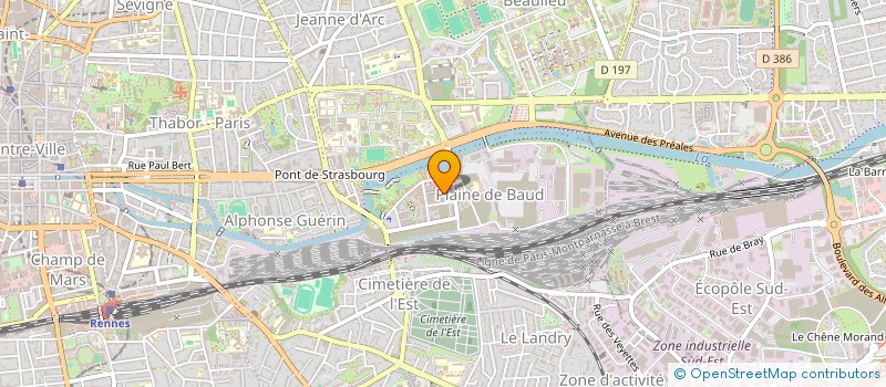 localisation de l'entreprise AA GESTION, CONSEILS ET FORMATION  RENNES