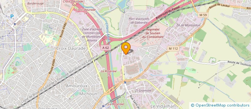 localisation de l'entreprise AA GLOBAL CONCEPT  TOULOUSE