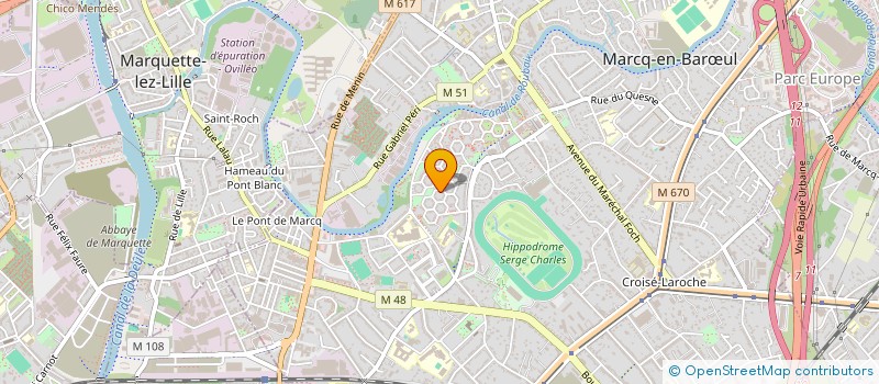 localisation de l'entreprise AA GRIZZLI à MARCQ-EN-BARŒUL