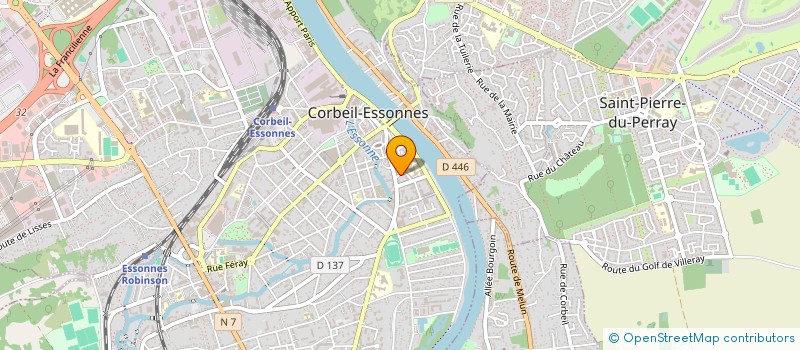 localisation de l'entreprise AA GROUP à CORBEIL-ESSONNES