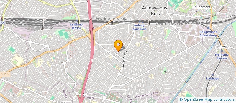 localisation de l'entreprise AA IMMO  AULNAY-SOUS-BOIS