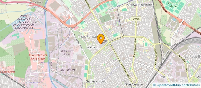 localisation de l'entreprise AA IMMO  REIMS