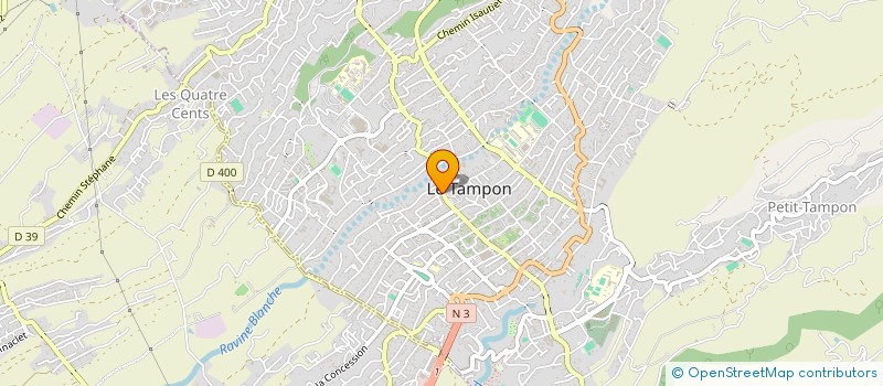 localisation de l'entreprise AA IMMO PRO à LE TAMPON