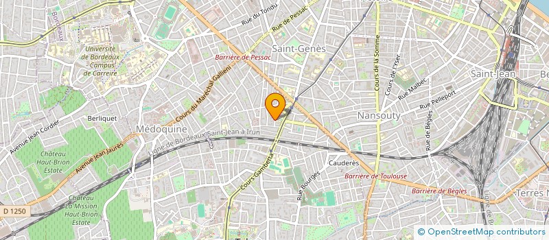 localisation de l'entreprise AA IMMOBILIER  TALENCE