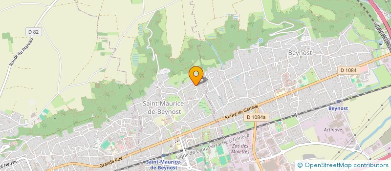 localisation de l'entreprise AA IMMOBILIER  SAINT-MAURICE-DE-BEYNOST