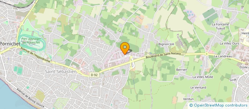 localisation de l'entreprise AA IMPULSE  PORNICHET