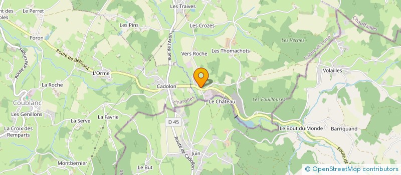 localisation de l'entreprise AA INDUSTRIES à SAINT-IGNY-DE-ROCHE