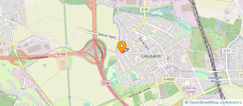 localisation de l'entreprise AA JM TRANSPORTS  LIEUSAINT