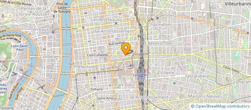 localisation de l'entreprise AA LAFAYETTE  LYON