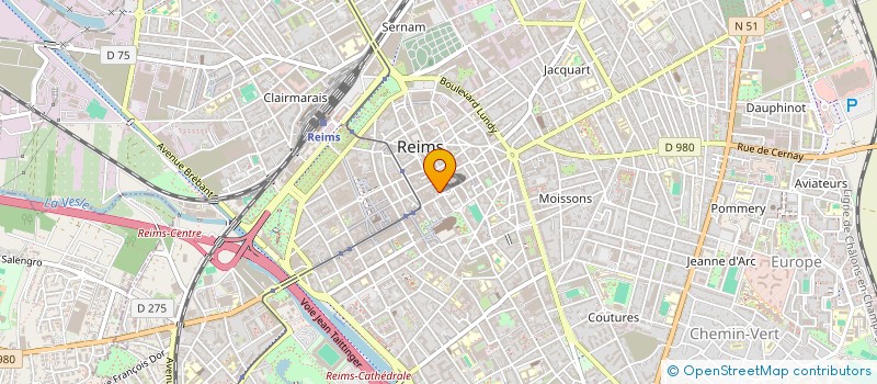 localisation de l'entreprise AA MATH à REIMS