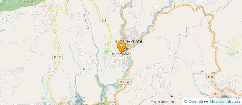 localisation de l'entreprise AA.OURMI  RIVIERE-PILOTE