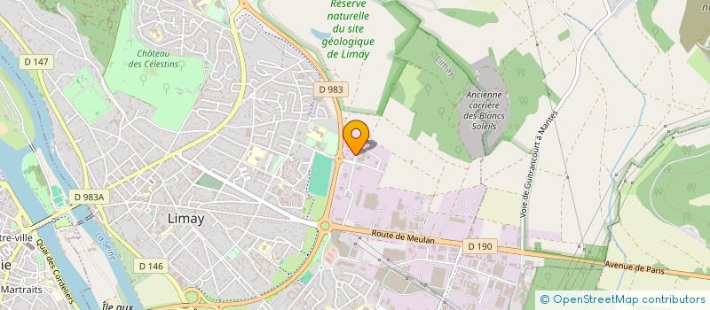 localisation de l'entreprise AA POMPAGE IDF à LIMAY