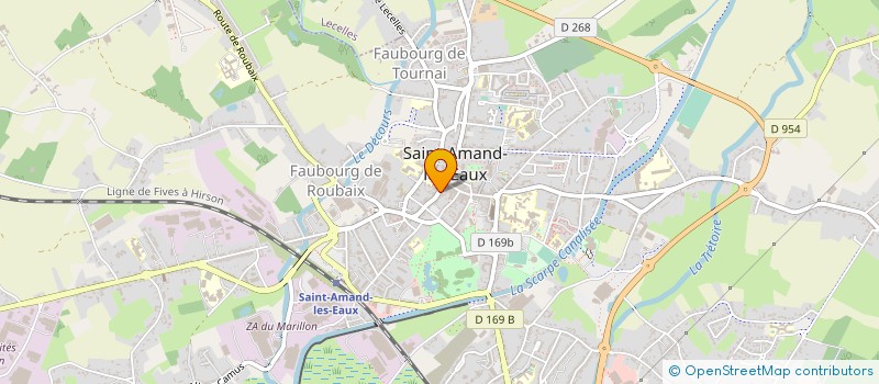 localisation de l'entreprise AA RELAIS DES THERMES à SAINT-AMAND-LES-EAUX