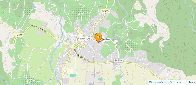 localisation de l'entreprise AA RENAUD  TOURRETTES