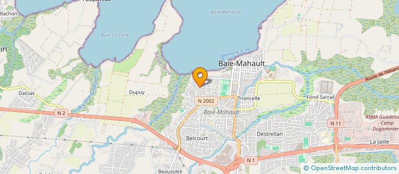 localisation de l'entreprise AA SERVICE MEDICAL à BAIE MAHAULT