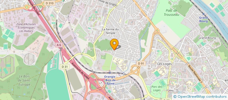 localisation de l'entreprise AA SERVICES à RIS-ORANGIS