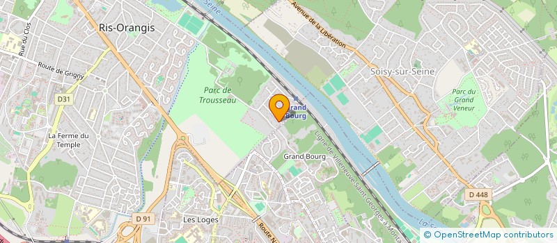 localisation de l'entreprise AA SERVICES à RIS-ORANGIS