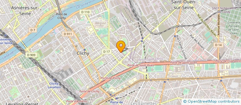 localisation de l'entreprise AA STUDIOS à CLICHY