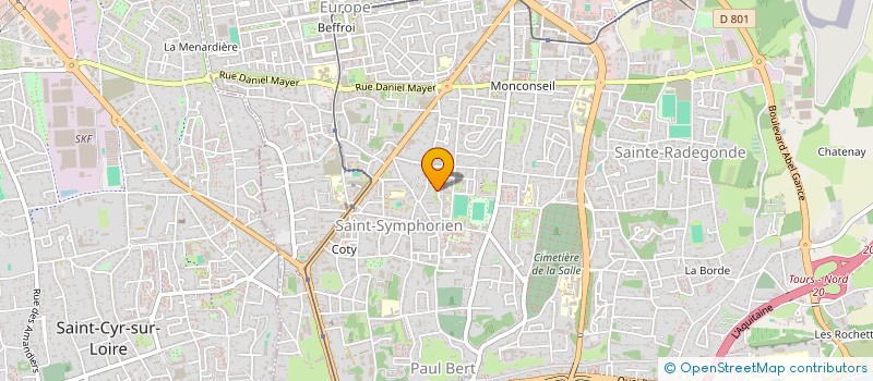 localisation de l'entreprise AA TELECOM  PARIS