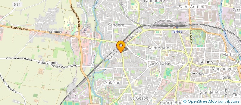 localisation de l'entreprise AAA 2010  TARBES