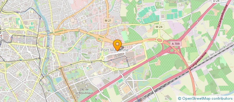 localisation de l'entreprise AAA à MONTPELLIER