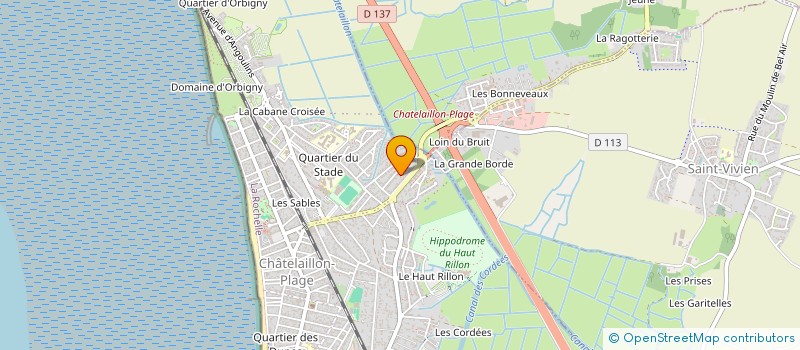 localisation de l'entreprise AAA à CHATELAILLON-PLAGE