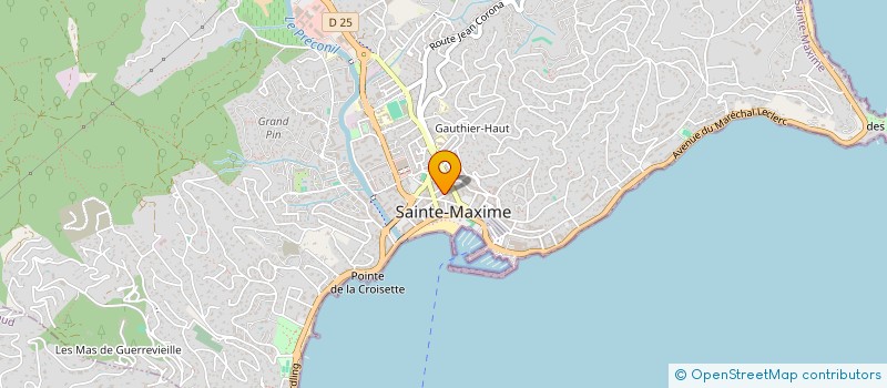localisation de l'entreprise AAA à SAINTE-MAXIME