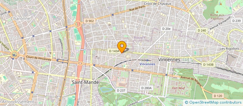 localisation de l'entreprise AAA ALLO A TOUTE HEURE DEPANNAGE  VINCENNES