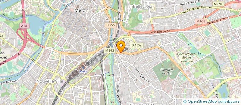 localisation de l'entreprise AAA BARTHELEMY FUNERAIRES  METZ