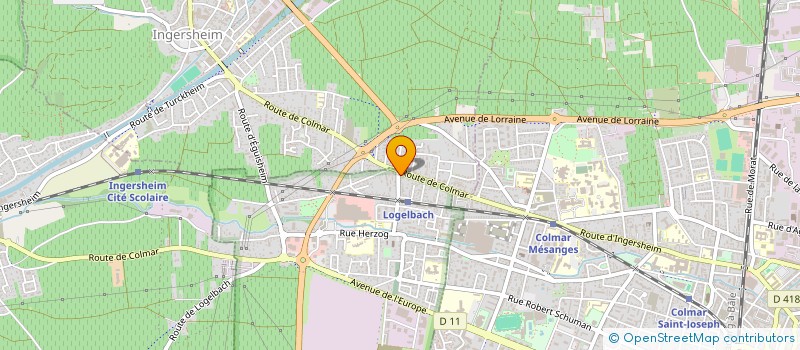 localisation de l'entreprise AAA CABINET INFIRMIER  WINTZENHEIM