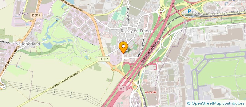 localisation de l'entreprise AAA CARRIERE à ROISSY-EN-FRANCE