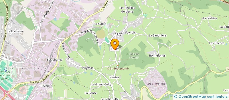 localisation de l'entreprise AAA COURSE  SAINT-JEAN-BONNEFONDS