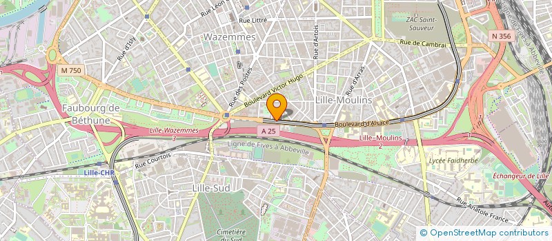 localisation de l'entreprise AAA EUROPE INVEST à LILLE