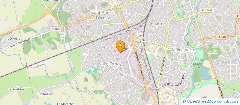 localisation de l'entreprise AAA FORMATIONS à LA ROCHE-SUR-YON