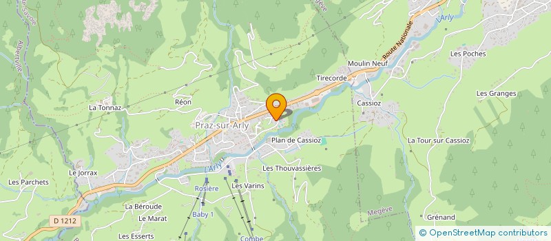 localisation de l'entreprise AAA IMMOBILIER  PRAZ-SUR-ARLY