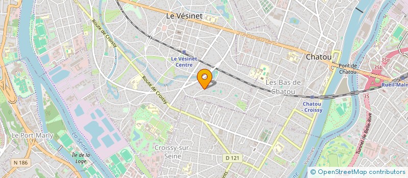 localisation de l'entreprise AAA LANGUES  LE VESINET