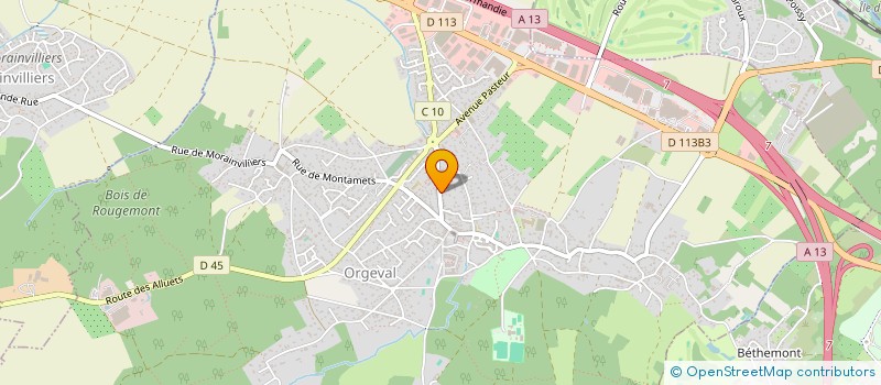 localisation de l'entreprise AAA LE SERRURIER  ORGEVAL