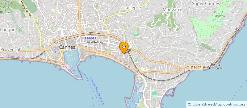 localisation de l'entreprise AAA LUXURY & SPORT CAR RENTAL à CANNES