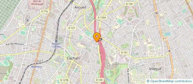 localisation de l'entreprise AAA PRODS à CACHAN
