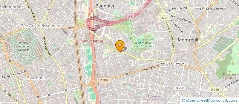 localisation de l'entreprise AAA RENT à BAGNOLET