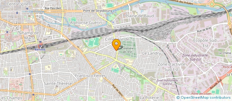 localisation de l'entreprise AAABE à RENNES