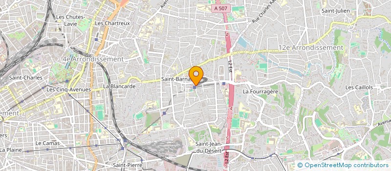 localisation de l'entreprise AAAD MAINTIEN A DOMICILE ET SERVICES A LA PERSONNE à MARSEILLE