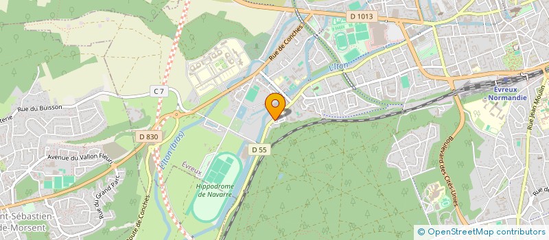 localisation de l'entreprise AAB ( 2AB ) à EVREUX